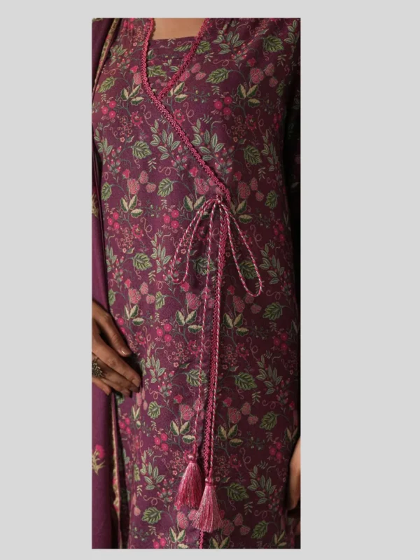Zellbury 3-Pc Winter Unstitched Khaddar Suit - Image 2