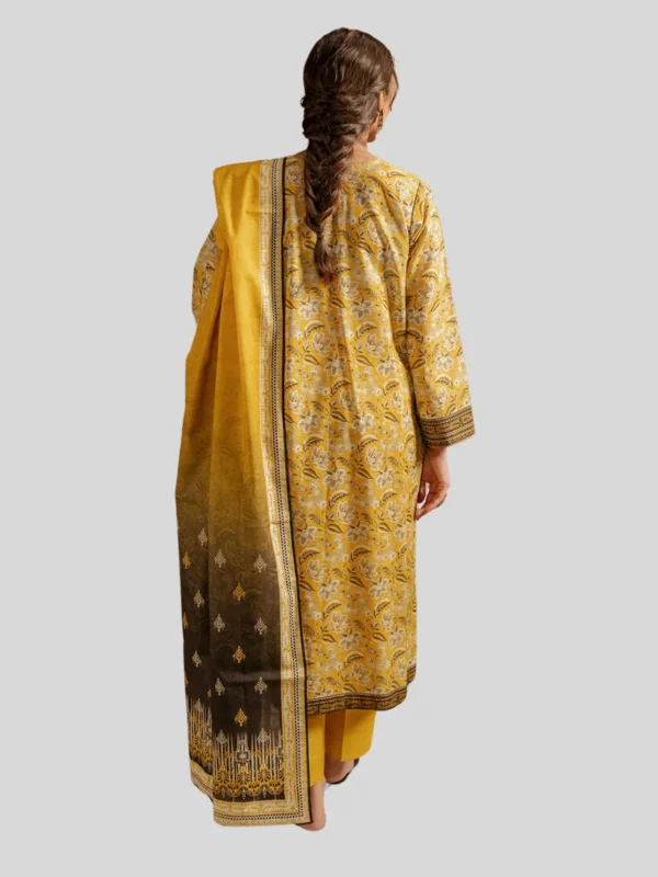 Zellbury 2-Pc Winter Unstitched Khaddar Suit - Image 2