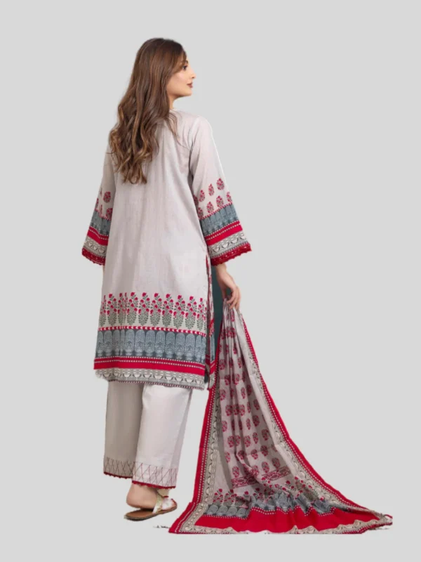 Regalia 3-Pc Unstitched Ninokara Digital Printed Suit - Image 2