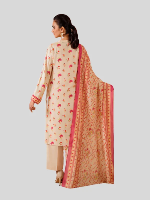 Nishat 3-PC Printed Unstitched Lawn Suit - Image 2