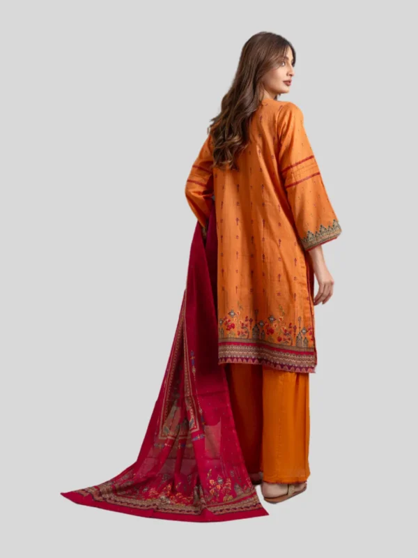 Regalia 3-Pc Unstitched Ninokara Digital Printed Suit - Image 2