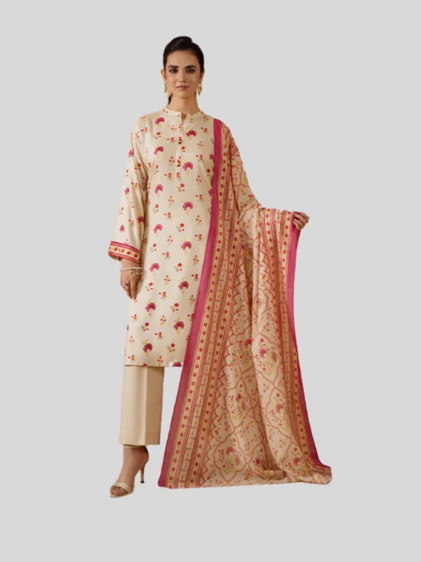 Nishat 3-PC Printed Unstitched Lawn Suit