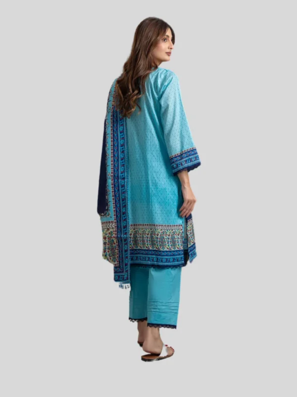 Regalia 3-Pc Unstitched Ninokara Digital Printed Suit - Image 2