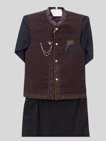 Baba's 3-Pc Waistcoat Suit