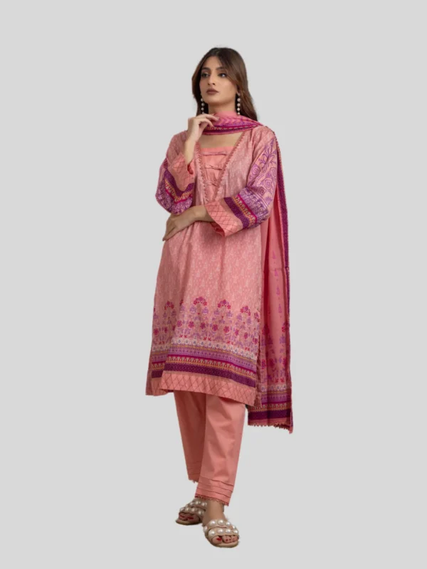 Regalia 3-Pc Unstitched Ninokara Digital Printed Suit - Image 2