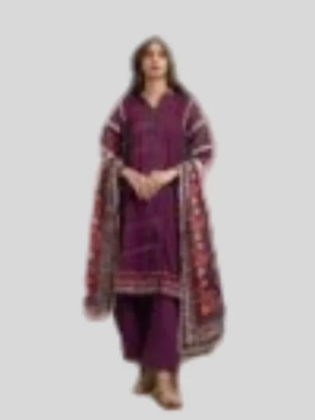 Regalia 3-Pc Unstitched Ninokara Digital Printed Suit