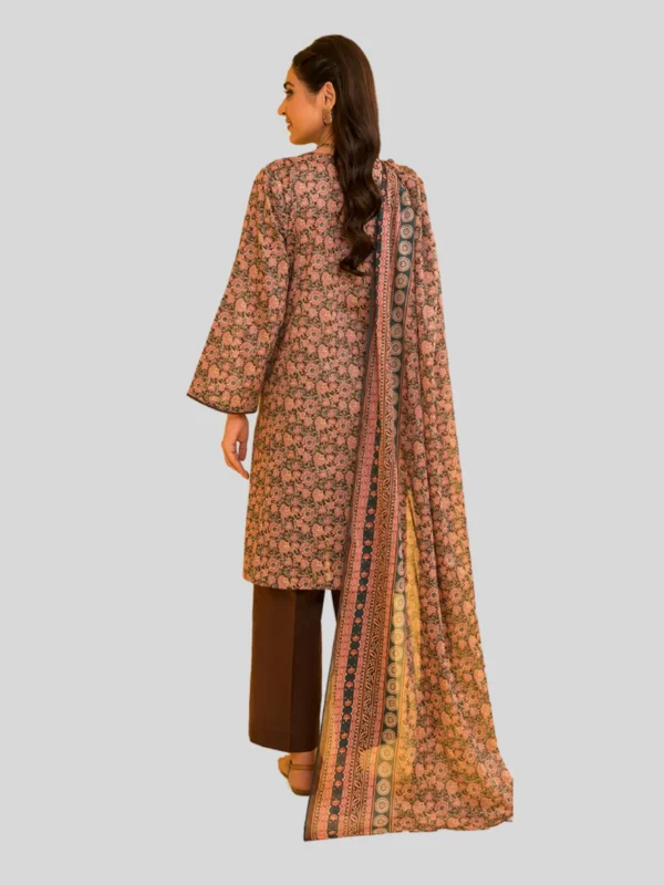 Nishat 3-PC Printed Unstitched Lawn Suit - Image 3