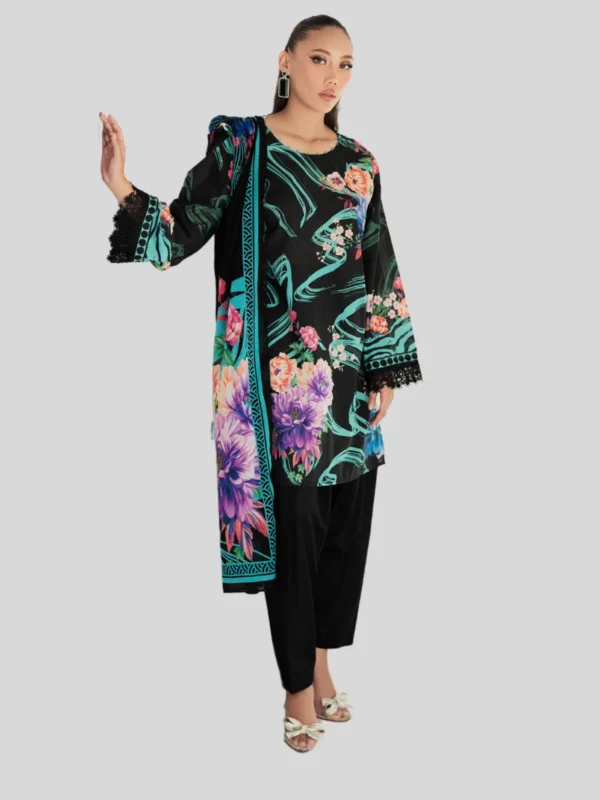 Gul Ahmed Unstitched 3-Pc Lawn Collection - Image 3