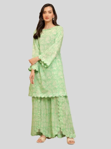 Zellbury 2-PC Digital Printed Unstitched Lawn Suit