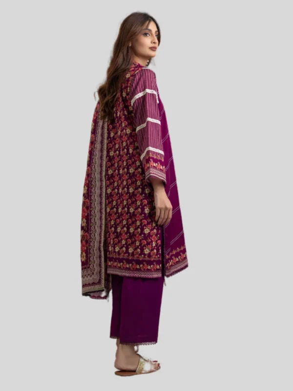 Regalia 3-Pc Unstitched Ninokara Digital Printed Suit - Image 2