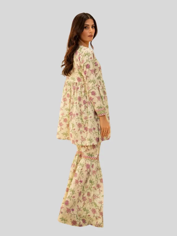 Zellbury 2-PC Digital Printed Unstitched Lawn Suit - Image 2