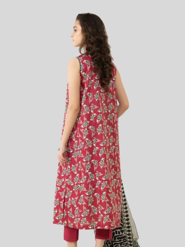 Sapphire 3-PC Printed Unstitched Lawn Suit - Image 2