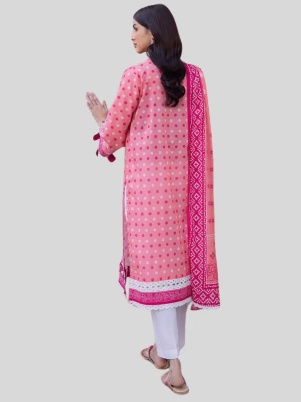 Zellbury 2-PC Digital Printed Unstitched Lawn Suit - Image 2