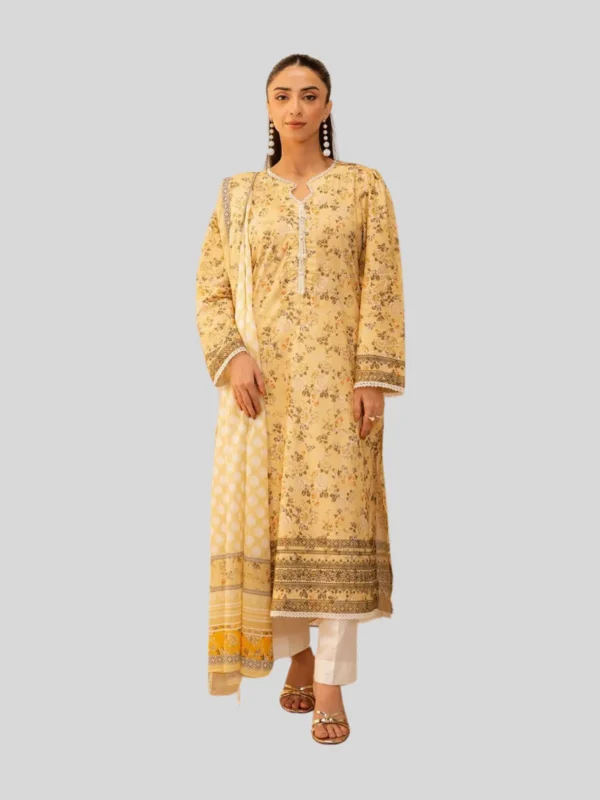 Zellbury 2-PC Digital Printed Unstitched Lawn Suit