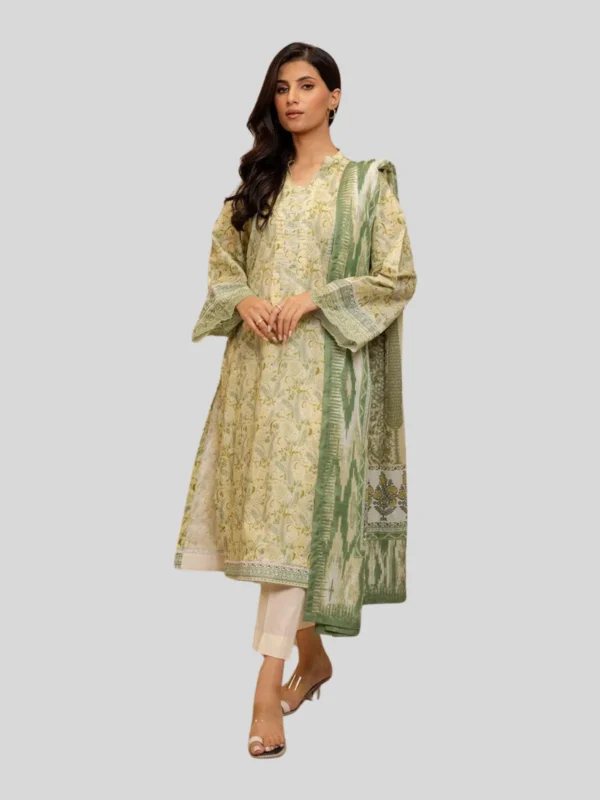 Zellbury 2-PC Digital Printed Unstitched Lawn Suit