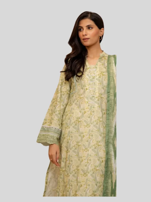 Zellbury 2-PC Digital Printed Unstitched Lawn Suit - Image 2