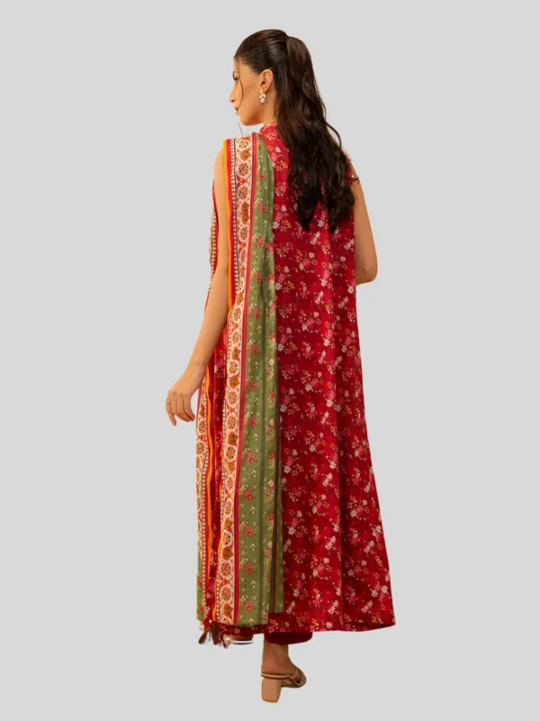Zellbury 2-PC Digital Printed Unstitched Lawn Suit - Image 2