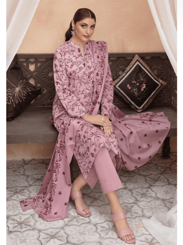 NISHAT 🌙EID COLLECTION (Eid sy pehly Eid) Nishat Vol.5 Printed Unstitched 3-PC Lawn Suit (LIMITED OFFER) - Image 3