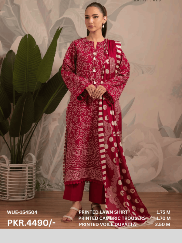 BEYOND EAST 🌙EID COLLECTION (Eid sy pehly Eid) Beyond East (Beena) Vol.1 Printed Unstitched 3-PC Lawn Suit (LIMITED OFFER)