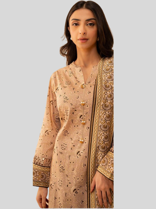 Zellbury 3-PC Digital Printed, Vol 4, Unstitched Lawn Suit, Last and Limited Stock - Image 2