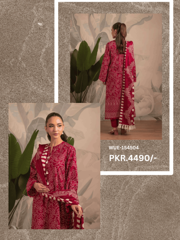 BEYOND EAST 🌙EID COLLECTION (Eid sy pehly Eid) Beyond East (Beena) Vol.1 Printed Unstitched 3-PC Lawn Suit (LIMITED OFFER) - Image 2