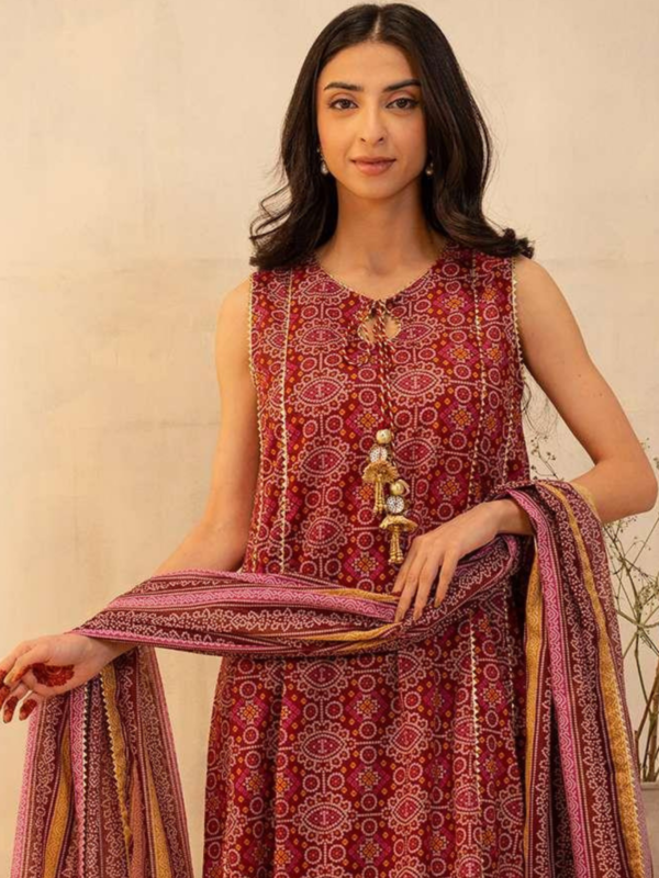 Zellbury 2-PC Digital Printed Unstitched Lawn Suit