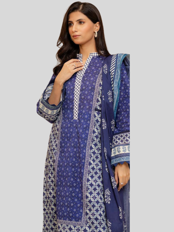 Zellbury 3-PC Digital Printed, Vol 4, Unstitched Lawn Suit, Last and Limited Stock - Image 3