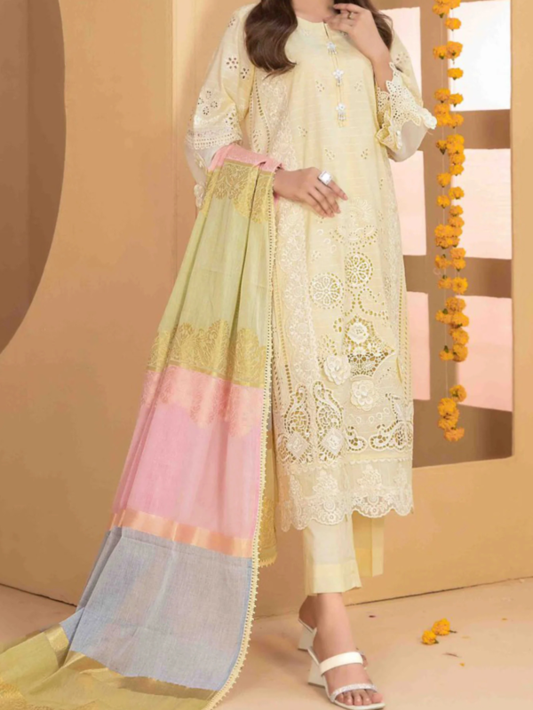 Zala By Tawakkal Unstitched 3 Piece Fancy Embroidered Lawn Collection