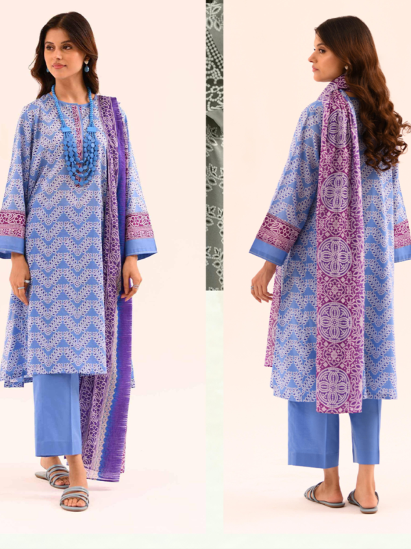 Nishat Vol 3 Printed Unstitched 3-PC Lawn Suit - Image 2