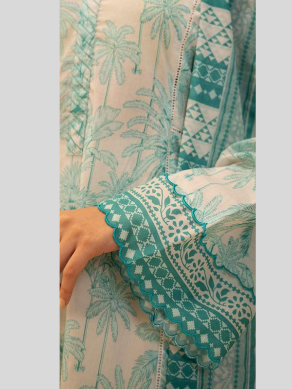 Zellbury 2-PC Digital Printed Unstitched Lawn Suit - Image 2