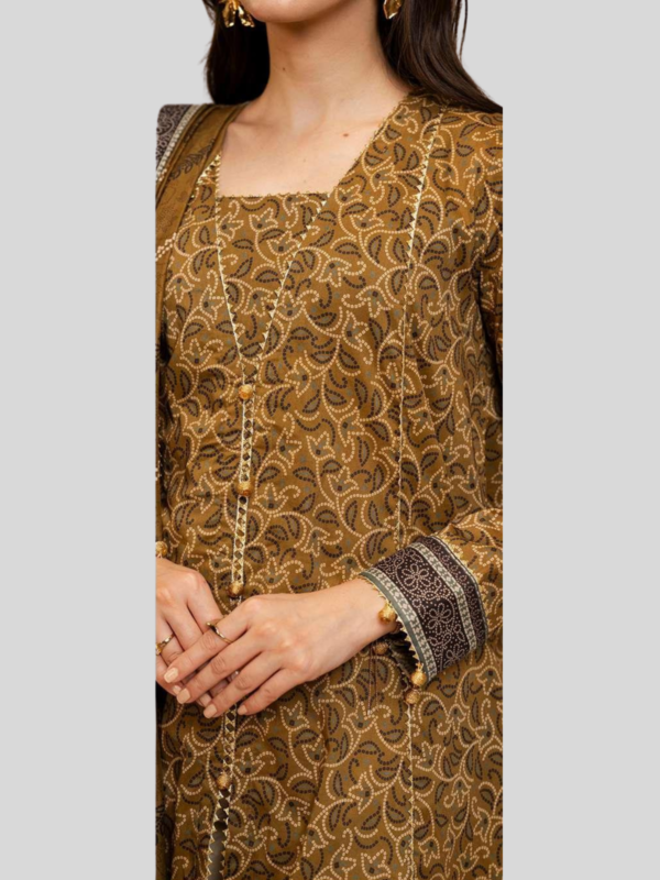 Zellbury 2-PC Digital Printed Unstitched Lawn Suit - Image 2