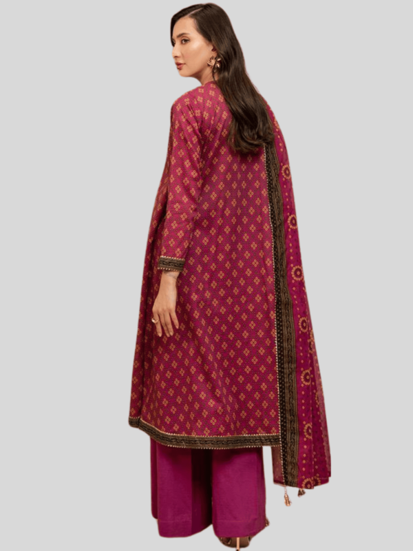 Zellbury 3-PC Digital Printed, Vol 4, Unstitched Lawn Suit, Last and Limited Stock - Image 2