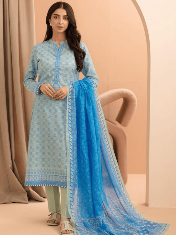 Zellbury 3-PC Digital Printed, Vol 4, Unstitched Lawn Suit, Last and Limited Stock
