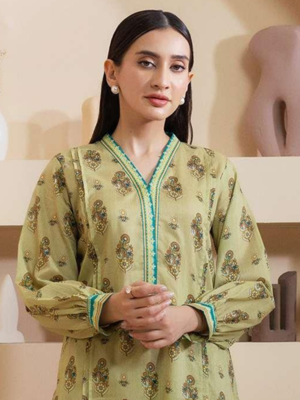 Zellbury 2-PC Digital Printed Unstitched Lawn Suit