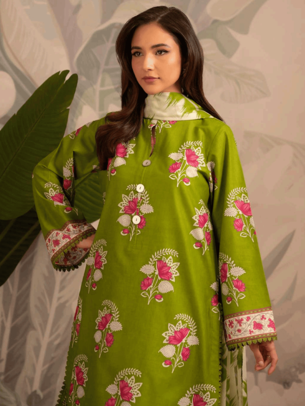BEYOND EAST 🌙EID COLLECTION (Eid sy pehly Eid) Beyond East (Beena) Vol.1 Printed Unstitched 3-PC Lawn Suit (LIMITED OFFER) - Image 3