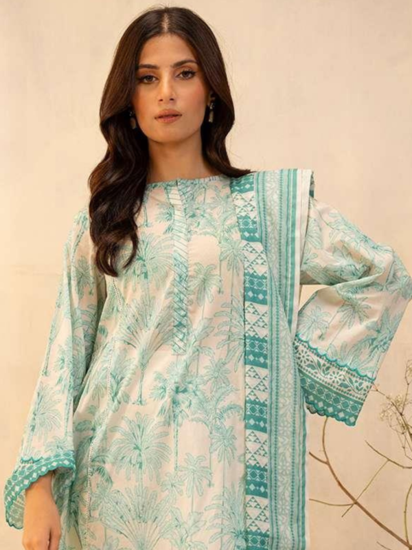 Zellbury 2-PC Digital Printed Unstitched Lawn Suit