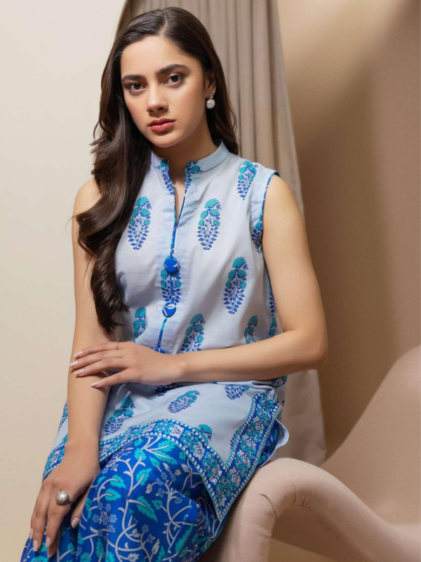 Zellbury 2-PC Digital Printed Unstitched Lawn Suit