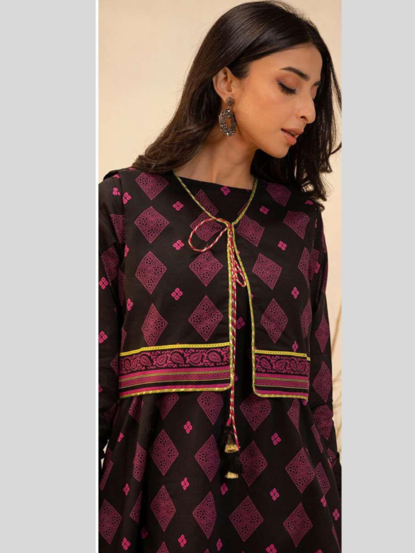 Zellbury 2-PC Digital Printed Unstitched Lawn Suit - Image 2