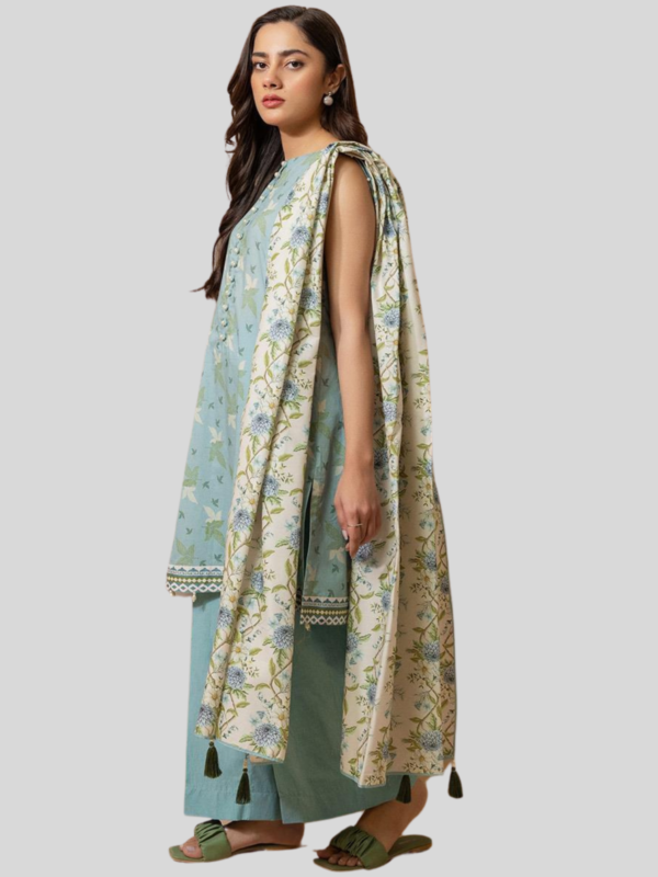 Zellbury 2-PC Digital Printed, Vol 4, Unstitched Lawn Suit, Last and Limited Stock