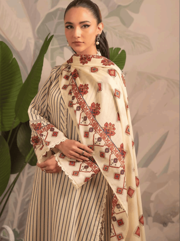 BEYOND EAST 🌙EID COLLECTION (Eid sy pehly Eid) Beyond East (Beena) Vol.1 Printed Unstitched 3-PC Lawn Suit (LIMITED OFFER) - Image 2