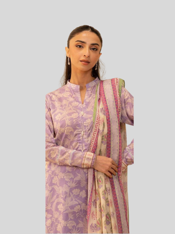 Zellbury 2-PC Digital Printed Unstitched Lawn Suit - Image 2