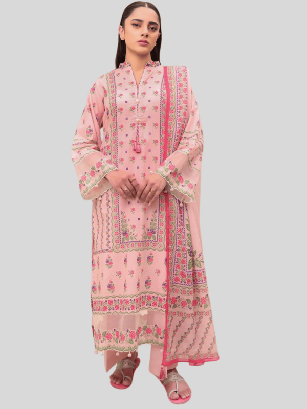 Zellbury 3-PC Digital Printed, Vol 4, Unstitched Lawn Suit, Last and Limited Stock - Image 2
