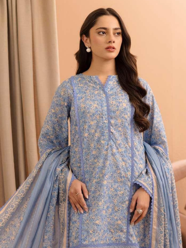 Zellbury 2-PC Digital Printed Unstitched Lawn Suit