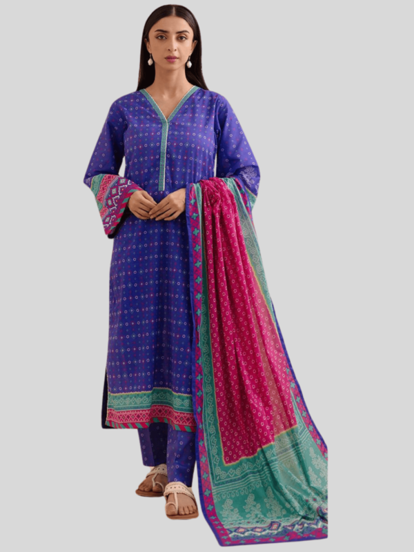 Zellbury 3-PC Digital Printed, Vol 4, Unstitched Lawn Suit, Last and Limited Stock