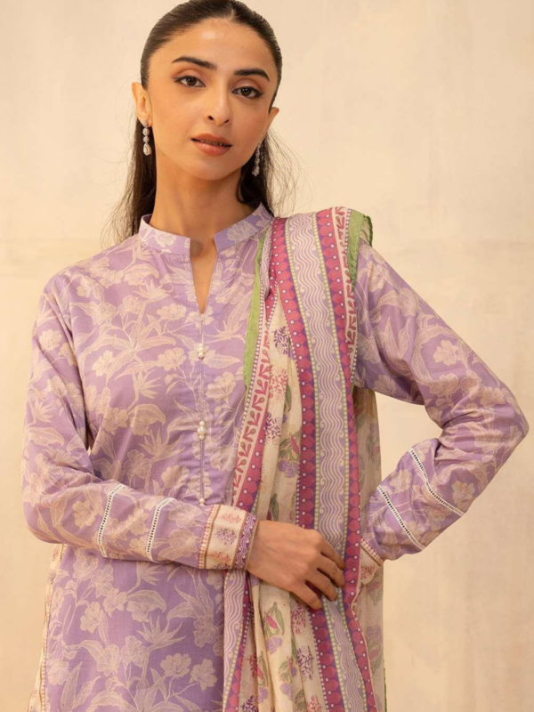 Zellbury 2-PC Digital Printed Unstitched Lawn Suit