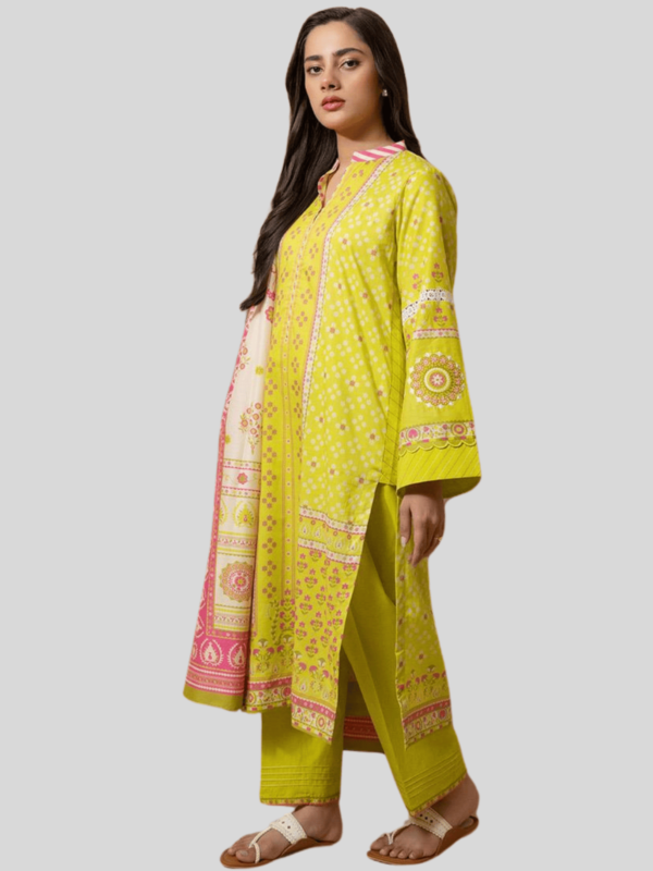 Zellbury 3-PC Digital Printed, Vol 4, Unstitched Lawn Suit, Last and Limited Stock - Image 2