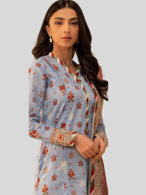Zellbury 2-PC Digital Printed Unstitched Lawn Suit - Image 2