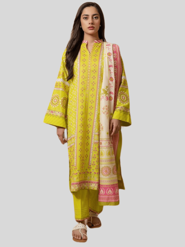 Zellbury 3-PC Digital Printed, Vol 4, Unstitched Lawn Suit, Last and Limited Stock