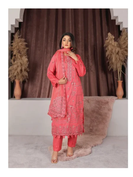 Summer 3-Piece Unstitched Ladies Suit Chashni By Faria