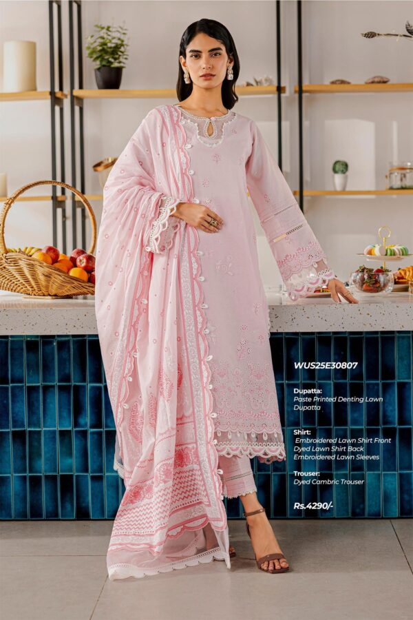Zellbury 3-PC Cotton Unstitched Chikankari Suit